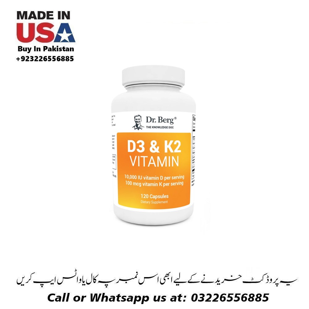 Dr. Berg Vitamin D3 & K2 With Magnesium, Zinc – 120 Capsules – Immune & Bone Support